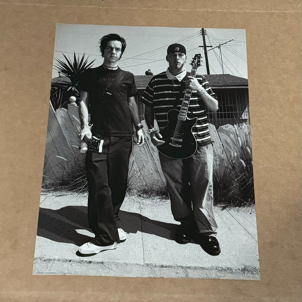 Mike DeWolf & Stephen Richards of Taproot - Music Print Ad Photo - 2002